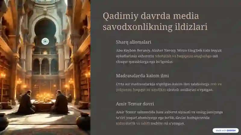 Media savodxonlik va axborot madaniyatining mazmun-mohiyati va tarixiy evolyutsiyasi 3