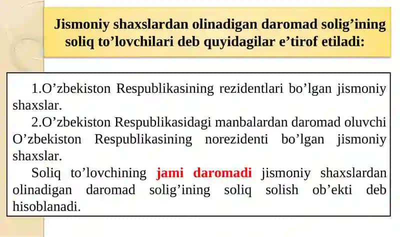 Jismoniy shaxslardan olinadigan daromad solig’i 3