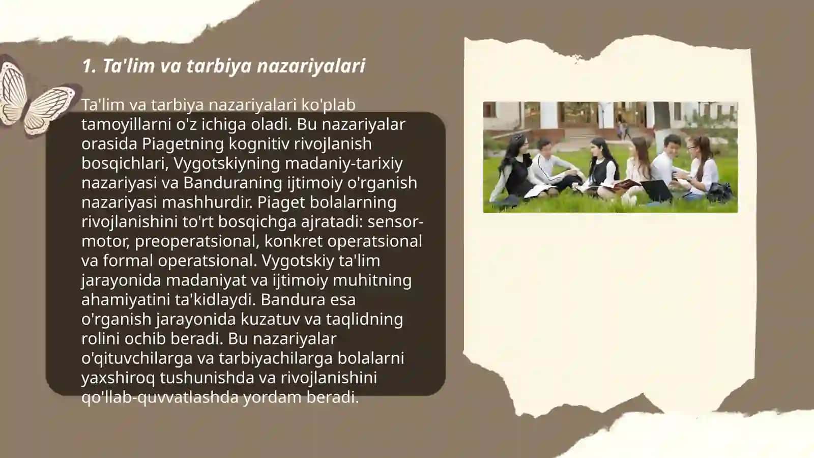 Ta'lim va tarbiya nazariyalari 3