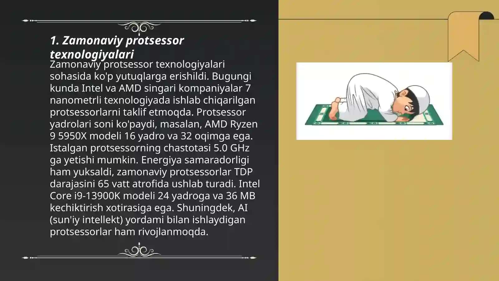 Zamonaviy shaxsiy kompyuter texnologiyalari 3