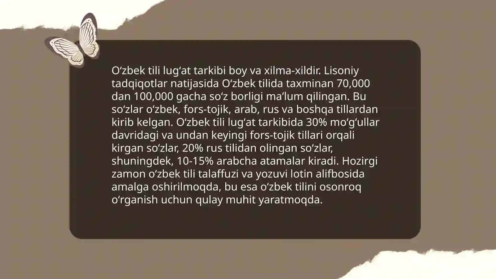 O'zbek tili leksikalogiyasi 3