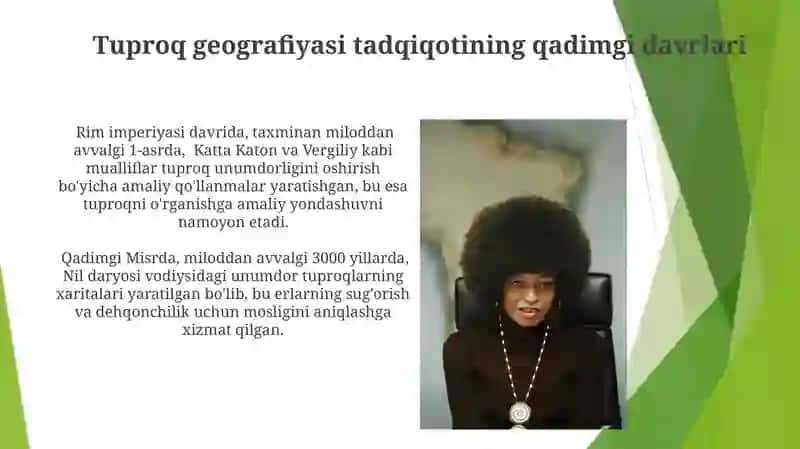 Tuproq gegrafiyasi fanining o’rganilish tarixi 3