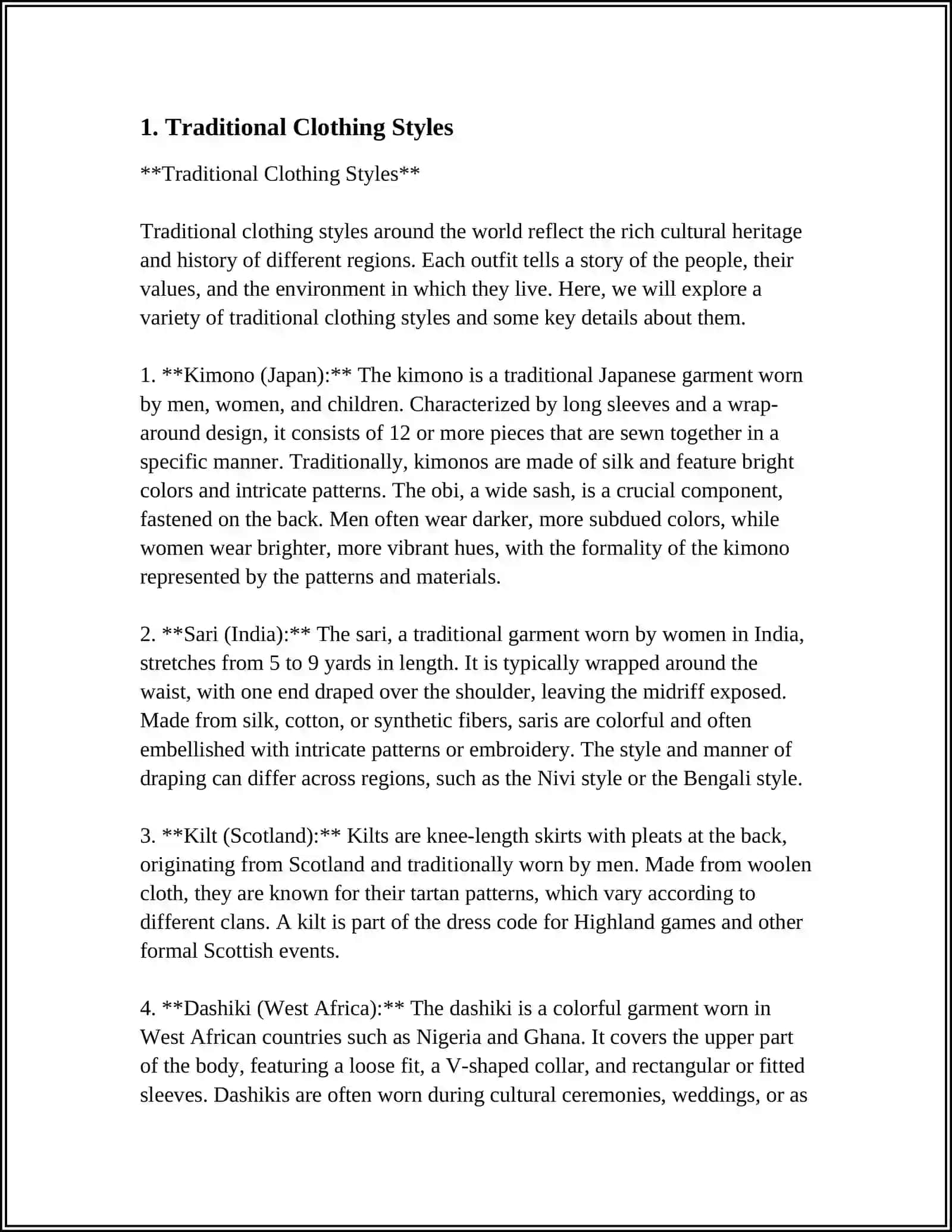 Traditional Clothing Styles 3