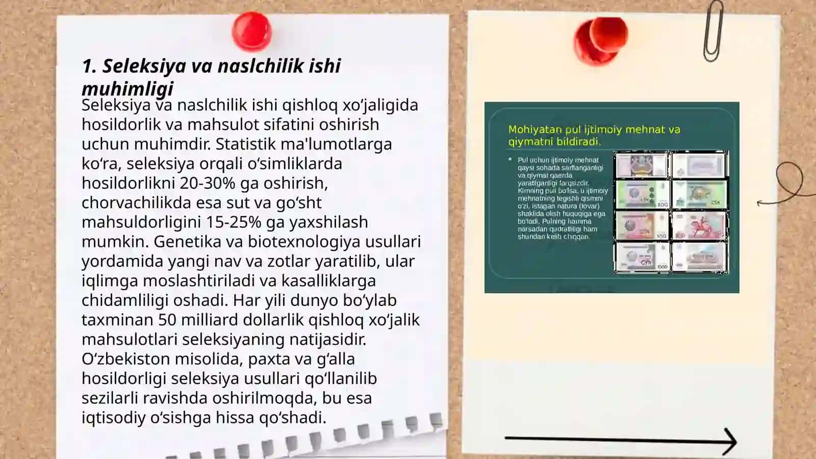 Seleksiya yutuqlari toʻgʻrisidagi Oʻzbekiston Respublikasi qonuni. chorvachilikni rivojlantirish boʻyicha 3