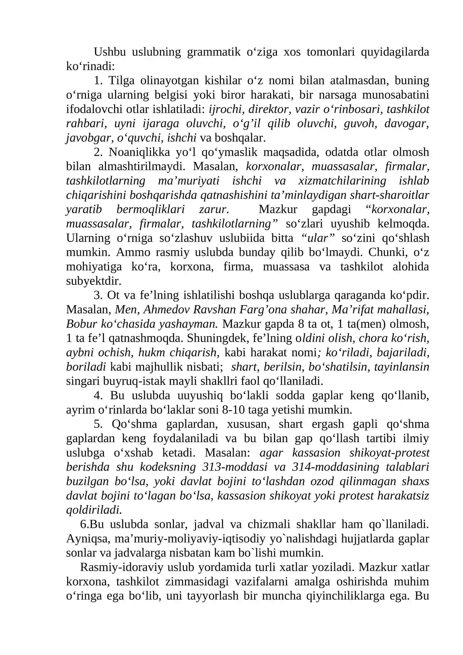 Rasmiy-Idoraviy Uslubdagi Nutq Xususiyatlari 3
