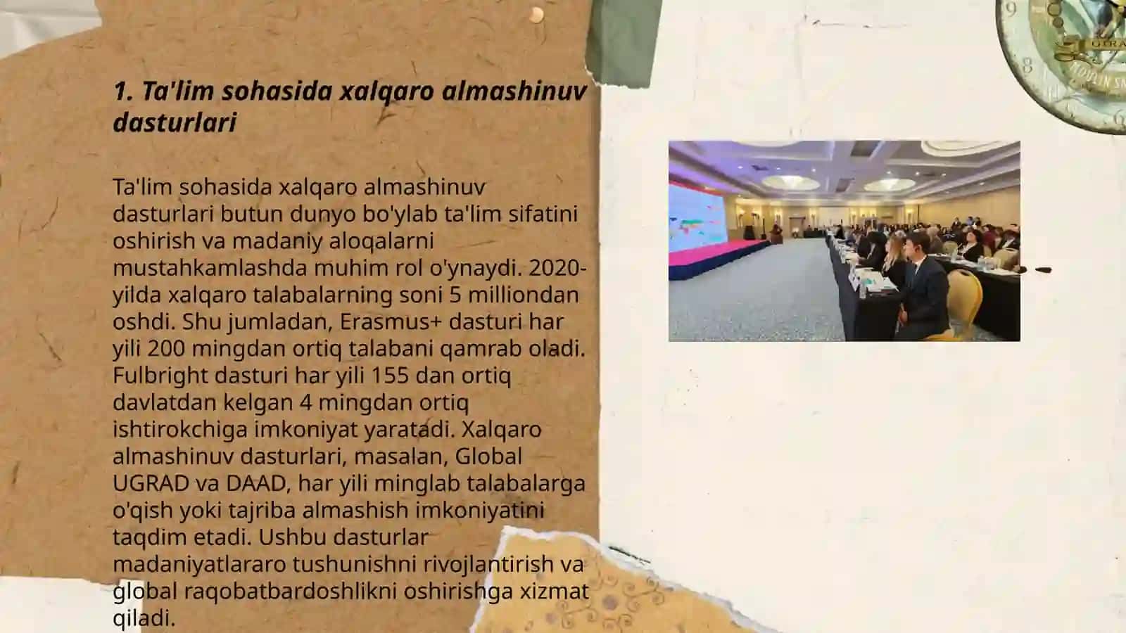 Ta'lim sohasidagi xalqaro almashinuv dasturlari 3
