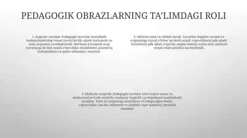 Pedagogik Tasvirlar Ishlash 3