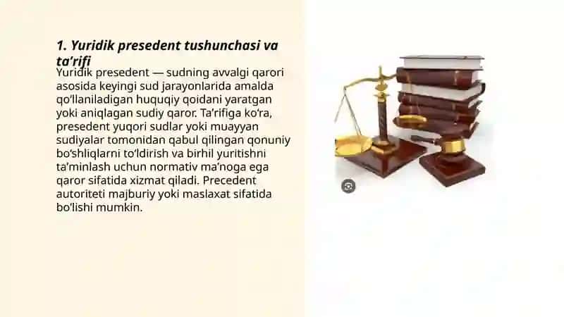 Yuridik presedent haqida maʼlumot 3