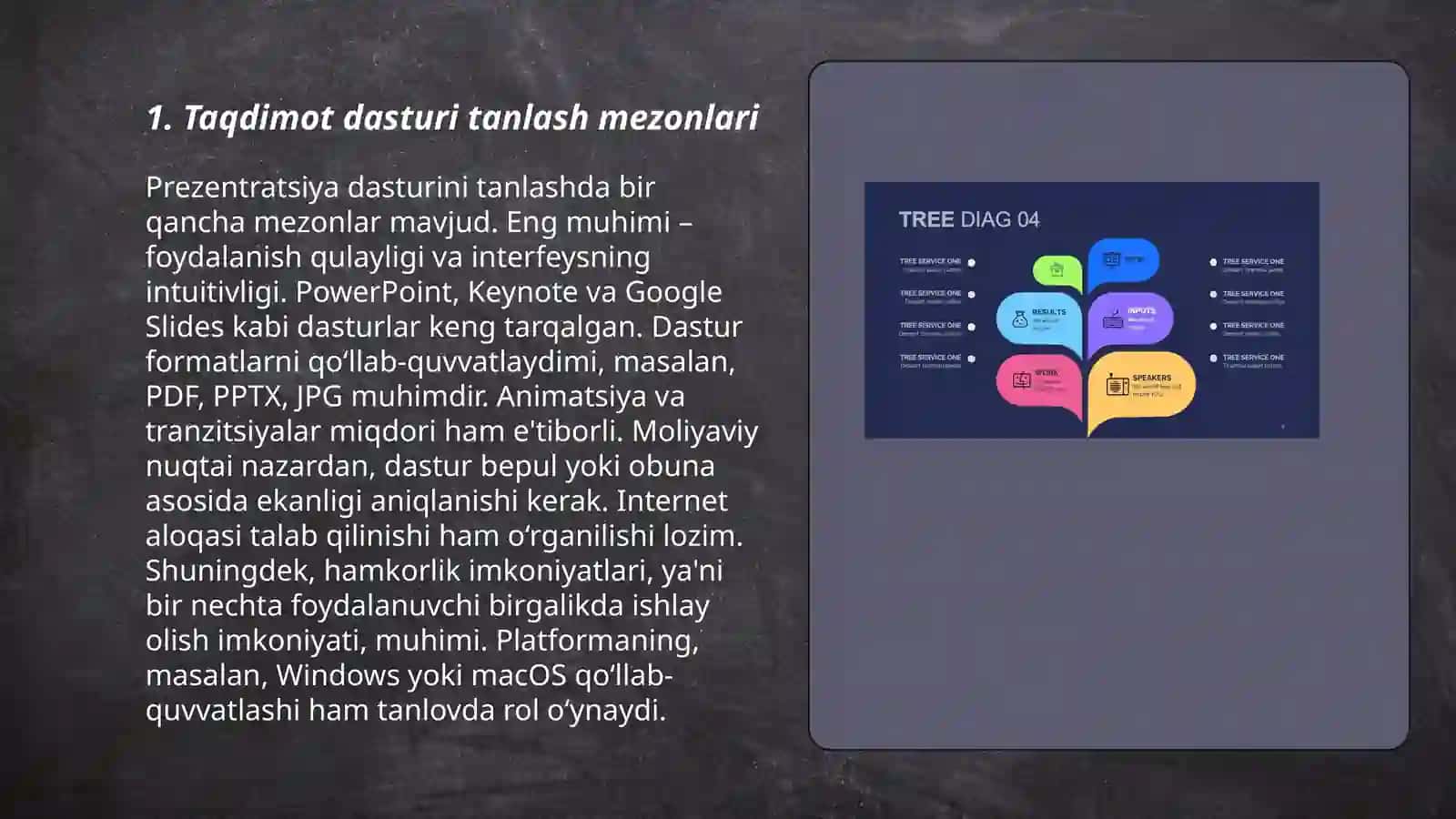 Taqdimot dasturlari PowerPoint Prezi Focusky va boshqa dasturlari 3