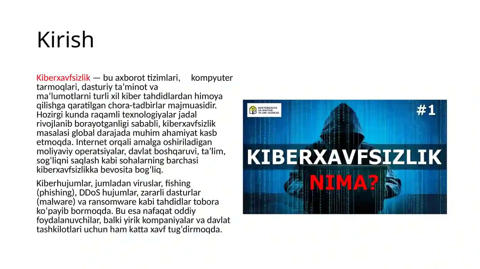 Kiberxavfsizlik yuzasidan xalqaro hujjatlar va chet el mamlakatlari tajribasi. 3
