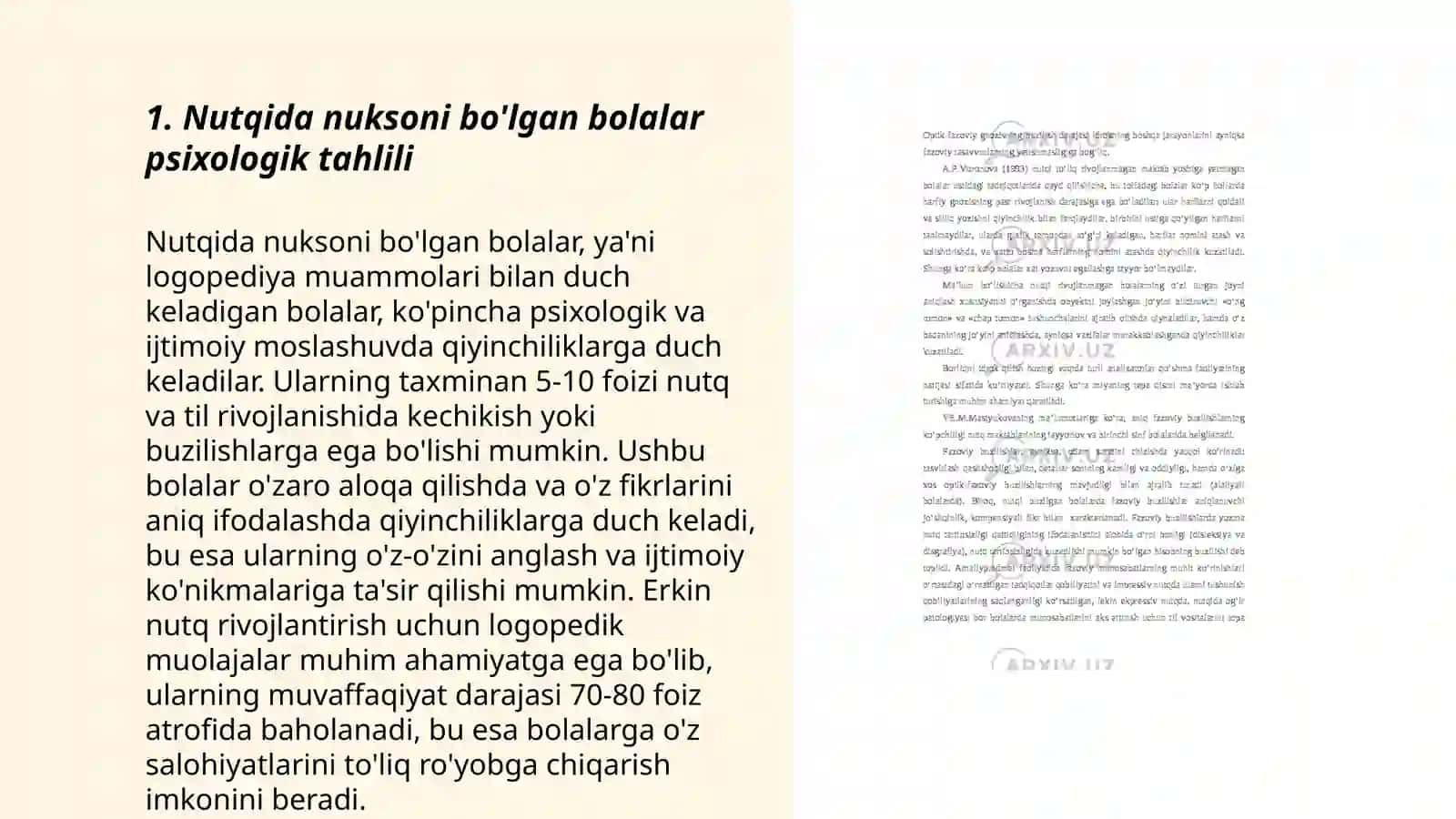 Nutqida nuksoni ijodiy ish bulgan bolalar shaxslararo munosabatlari diagnostikasi 3