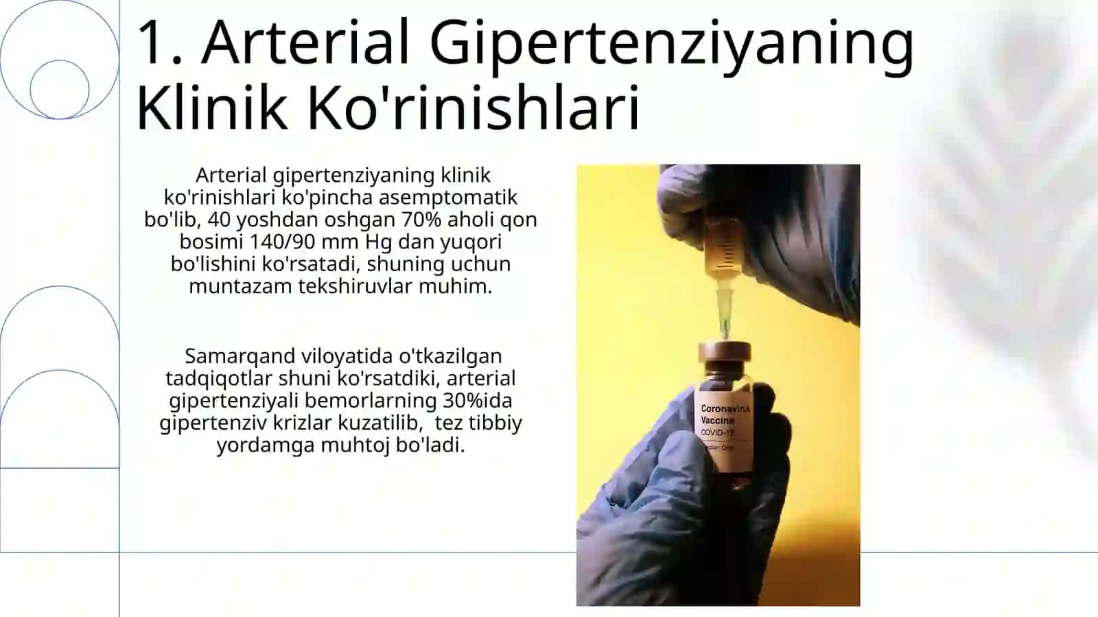 Arterial gipertenziyalar, patofiziologiyasi, davolash usullari 3