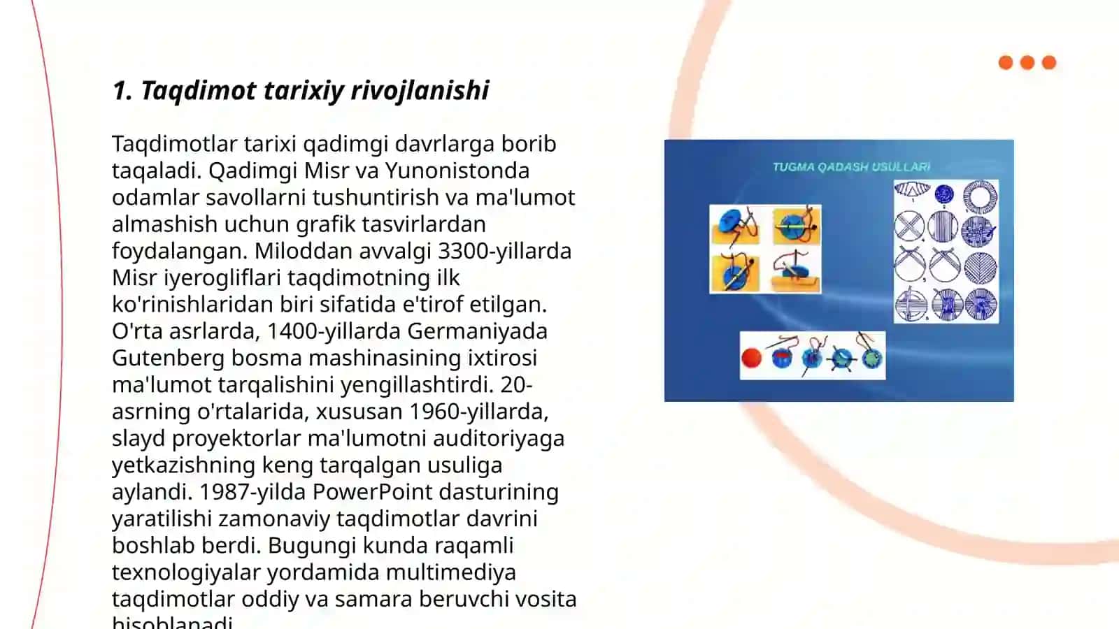 Taqdimot tehnalogiyasi 3