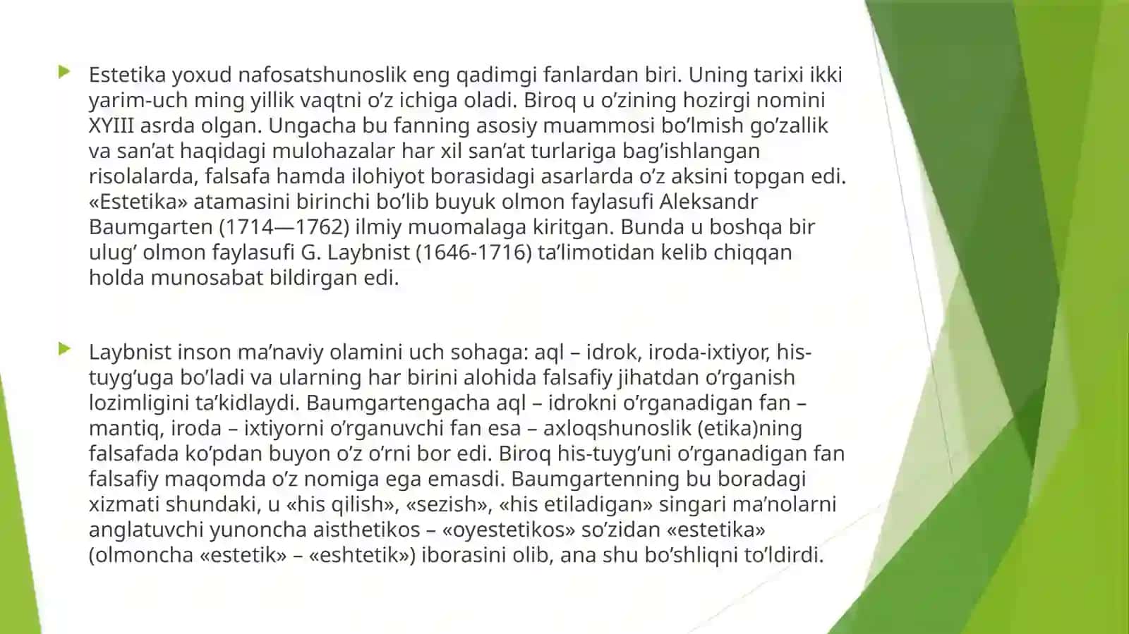 Estetika 3