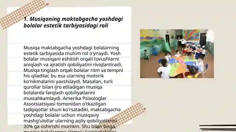 Musiqaning maktabgacha yoshdagi bolalar estetik tarbiyasidagi roli 3