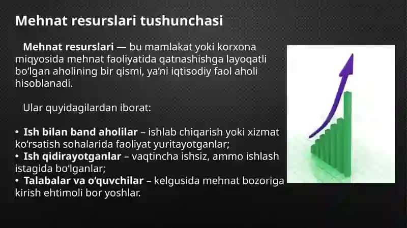 Mehnat resurslari va ularni samarali boshqarish yo‘llari 3