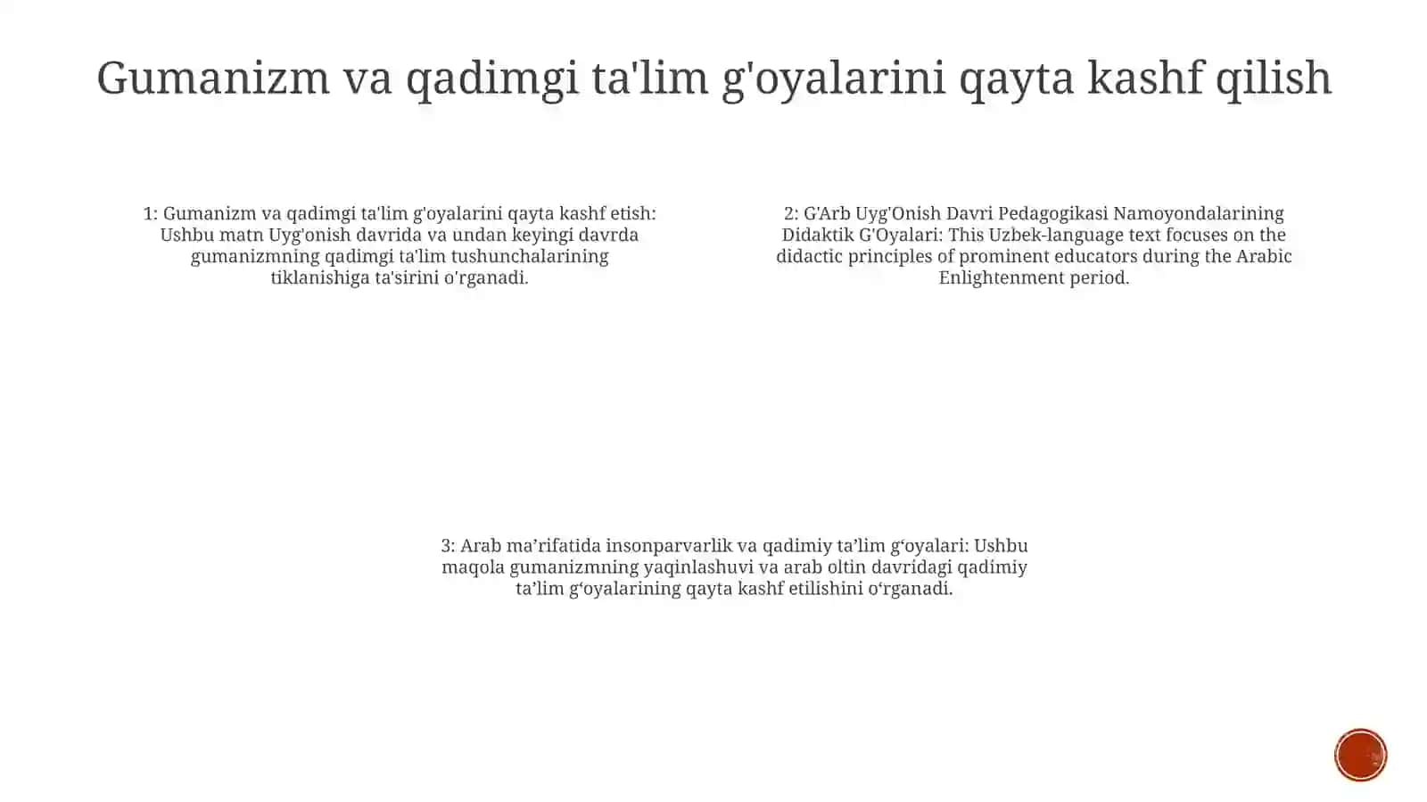 G'Arb Uyg'Onish Davri Pedagogikasi Namoyondalarining Didaktik G'Oyalari 3