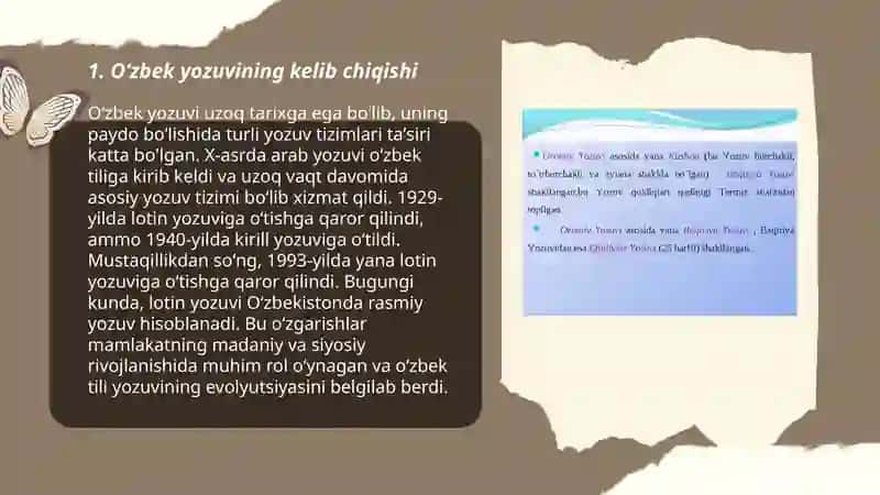 Oʻzbek yozuv tarixi 3