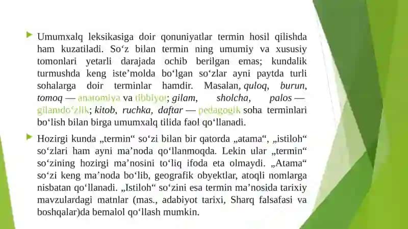 Ilmiy va rasmiy uslubning leksik-grammatik xususiyatlar 3
