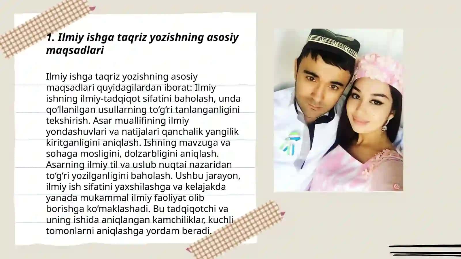 Ilmiy ishga taqriz berish va taqriz yozish haqida tushuncha 3