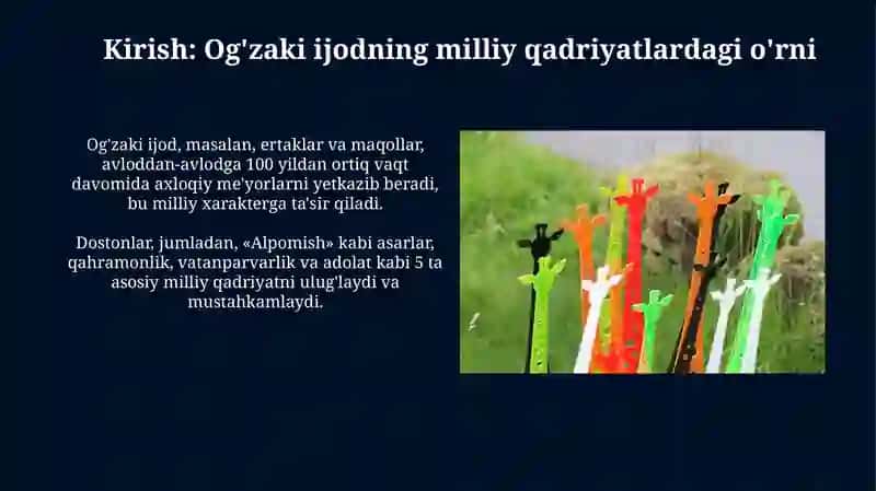 Og'zaki ijodiyot 3