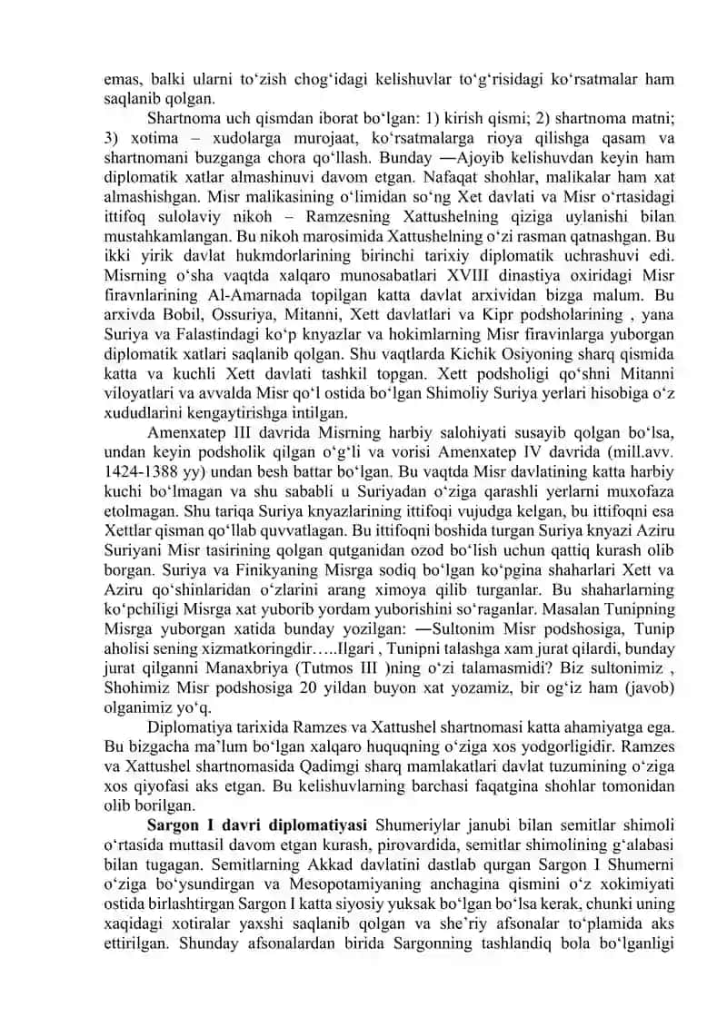 QADIMGI SHARQDA XALQARO MUNOSABATLAR VA DIPLOMATIYA TARIXI 3