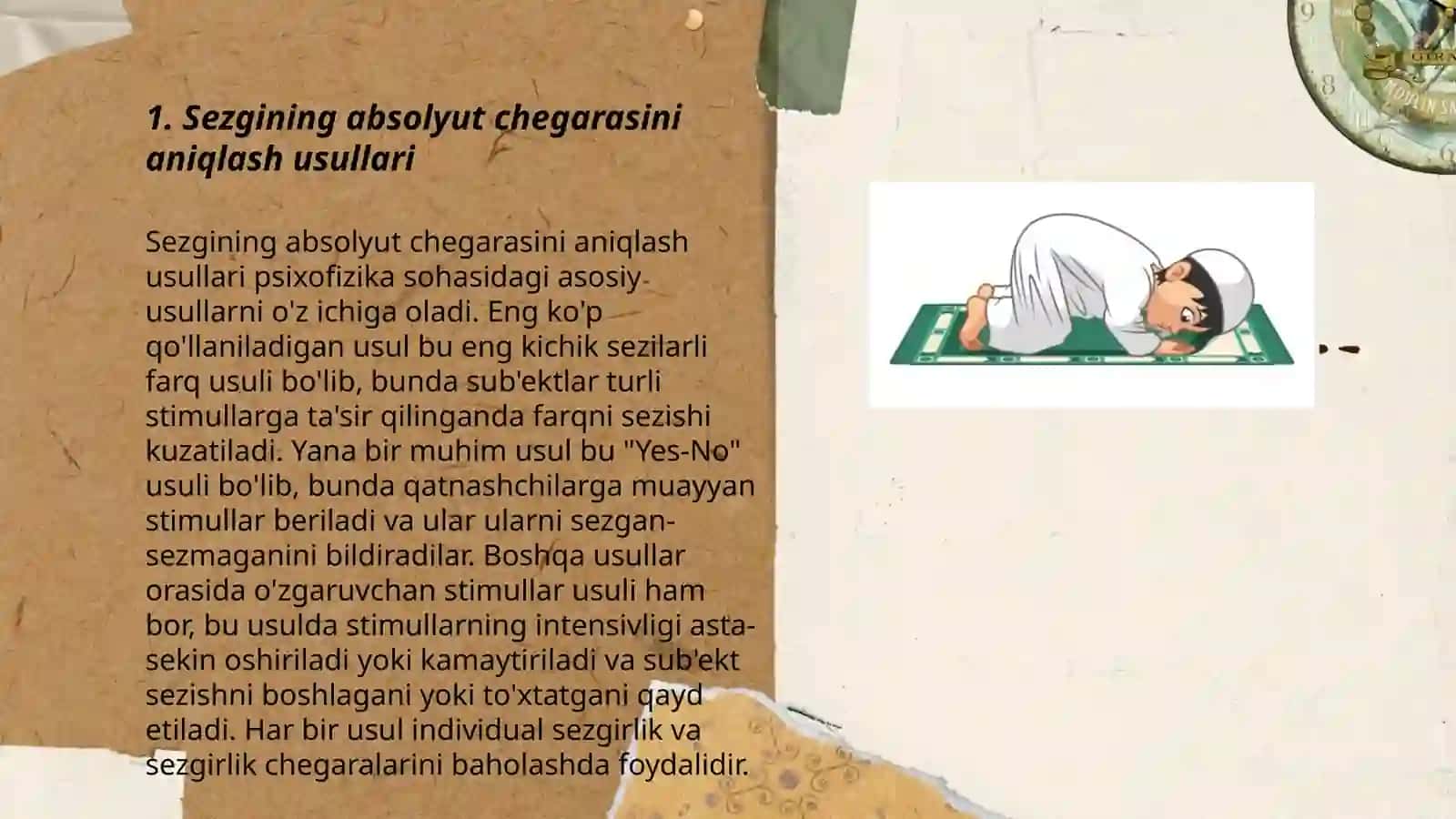 Sezgning absolyut chegarasi 3
