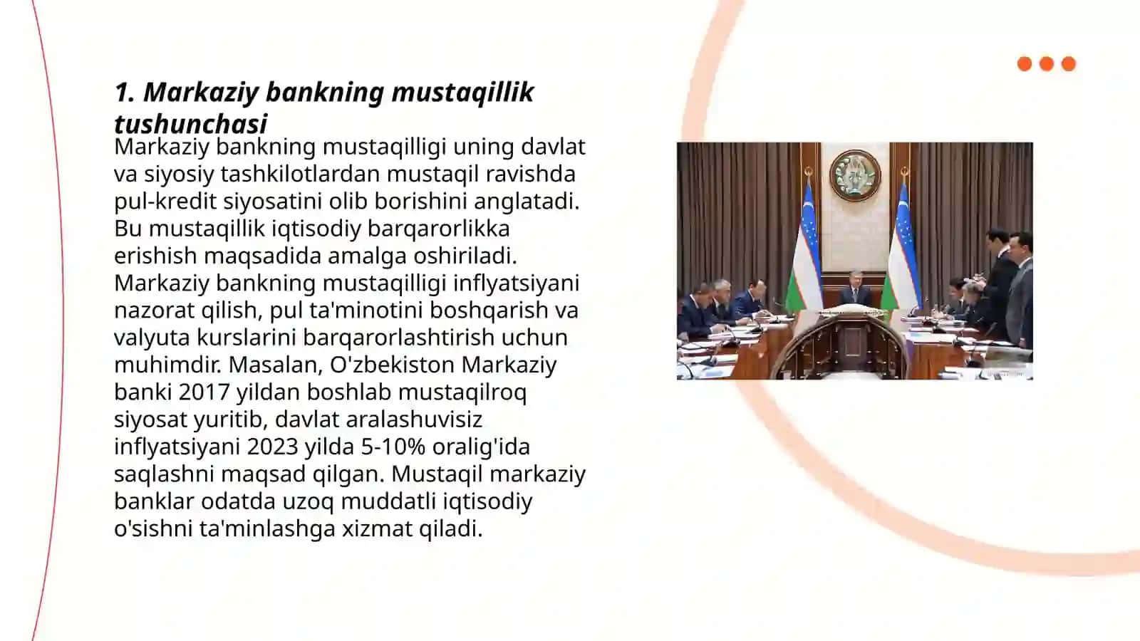 Markaziy bankning iqtisodiy va siyosiy mustaqilligi 3