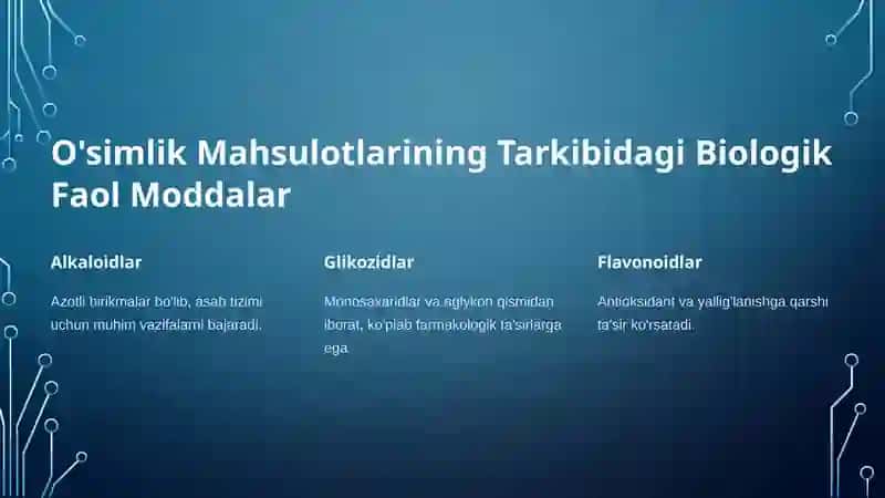Fitoterapiya: Tabiiy Davolash Usuli 3