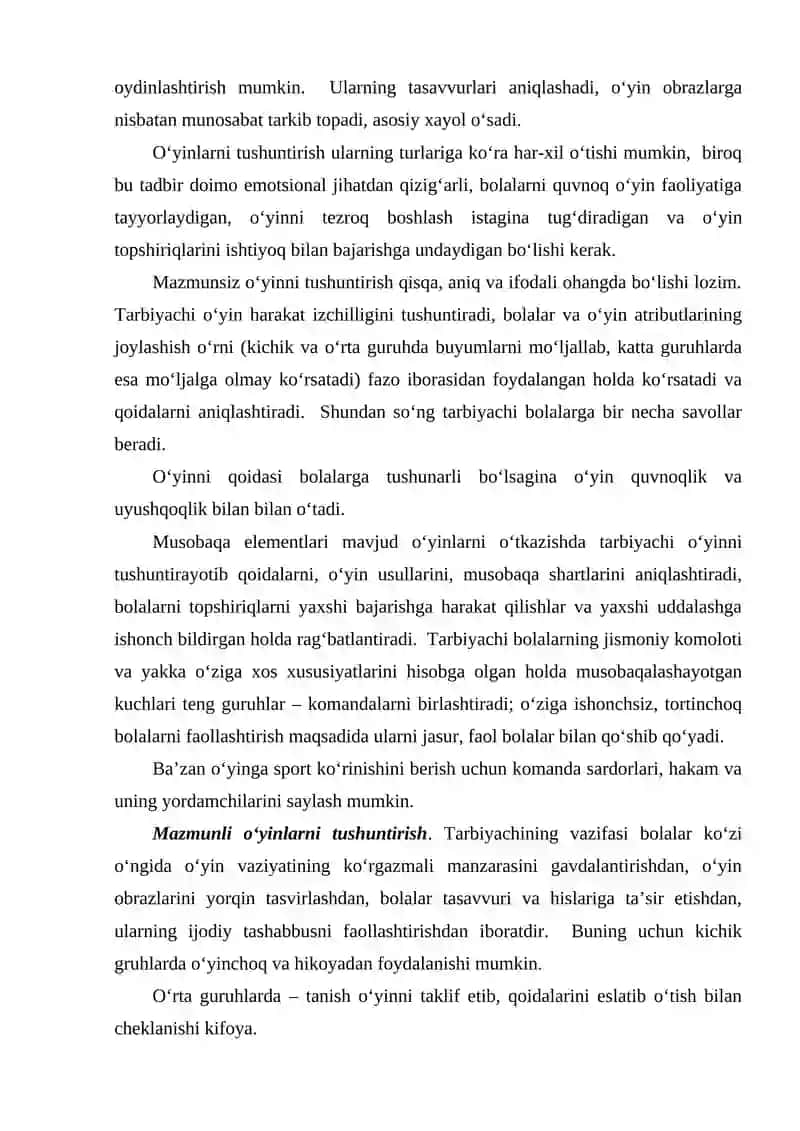 MAKTABGACHA TAʼLIM MUASSASALARIDA SPORT O'YINLARI ELEMENTLARI 3