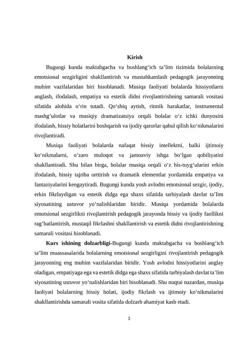 Musiqa yordamida bolalarda emotsional sezgirlikni oshirish 3