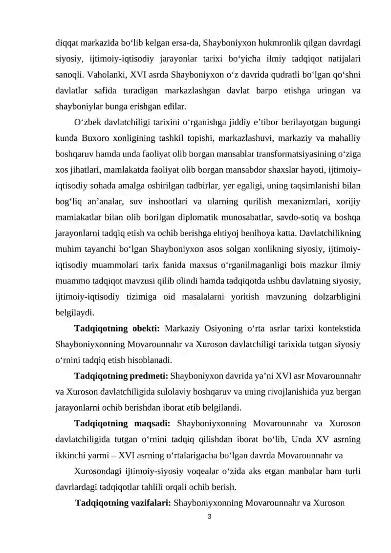 Xiva xonligi mahalliy boshqaruv tizimining oʻzbek davlatchiligi tarixida tutgan oʻrni 3