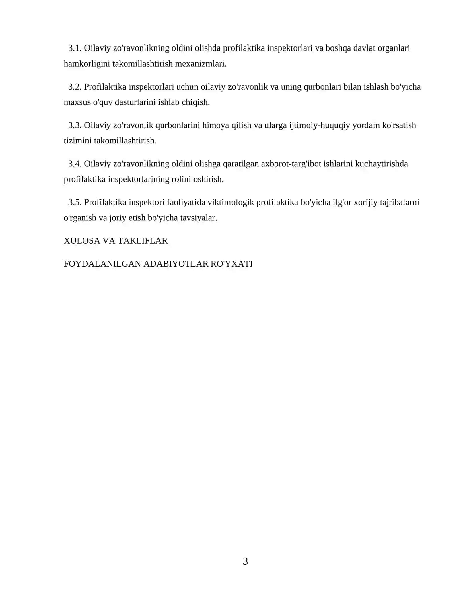 Profilaktika inspektori faoliyatida oilaviy zõravonlikning viktimologik profilaktikasini takomillashtirish 3