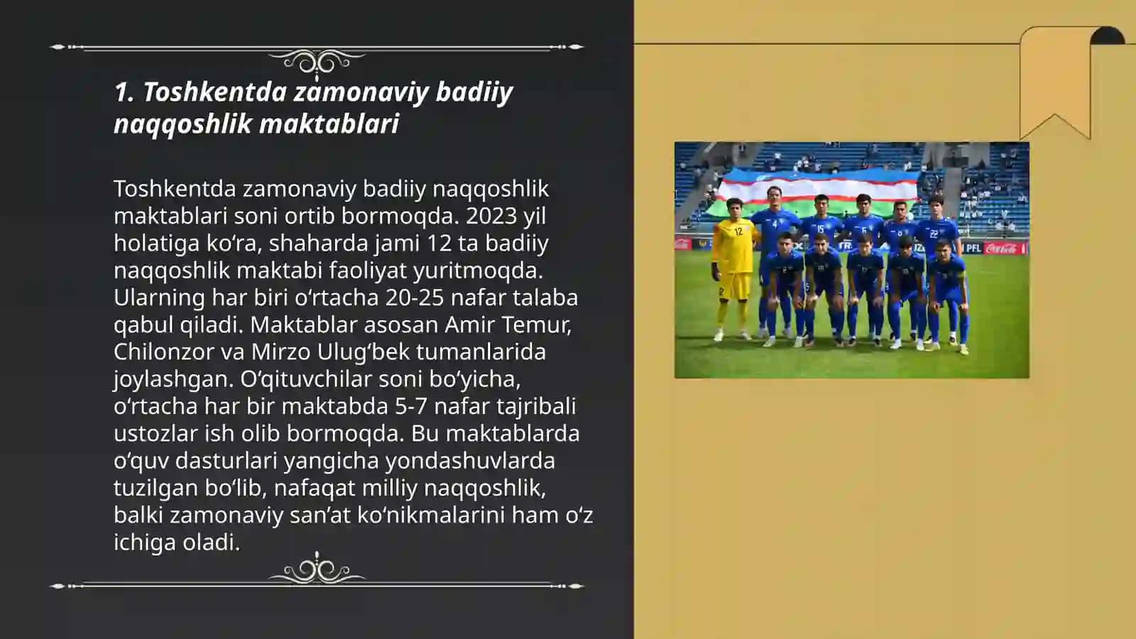 Toshkentda zamonaviy badiiy naqqoshlik maktablari 3