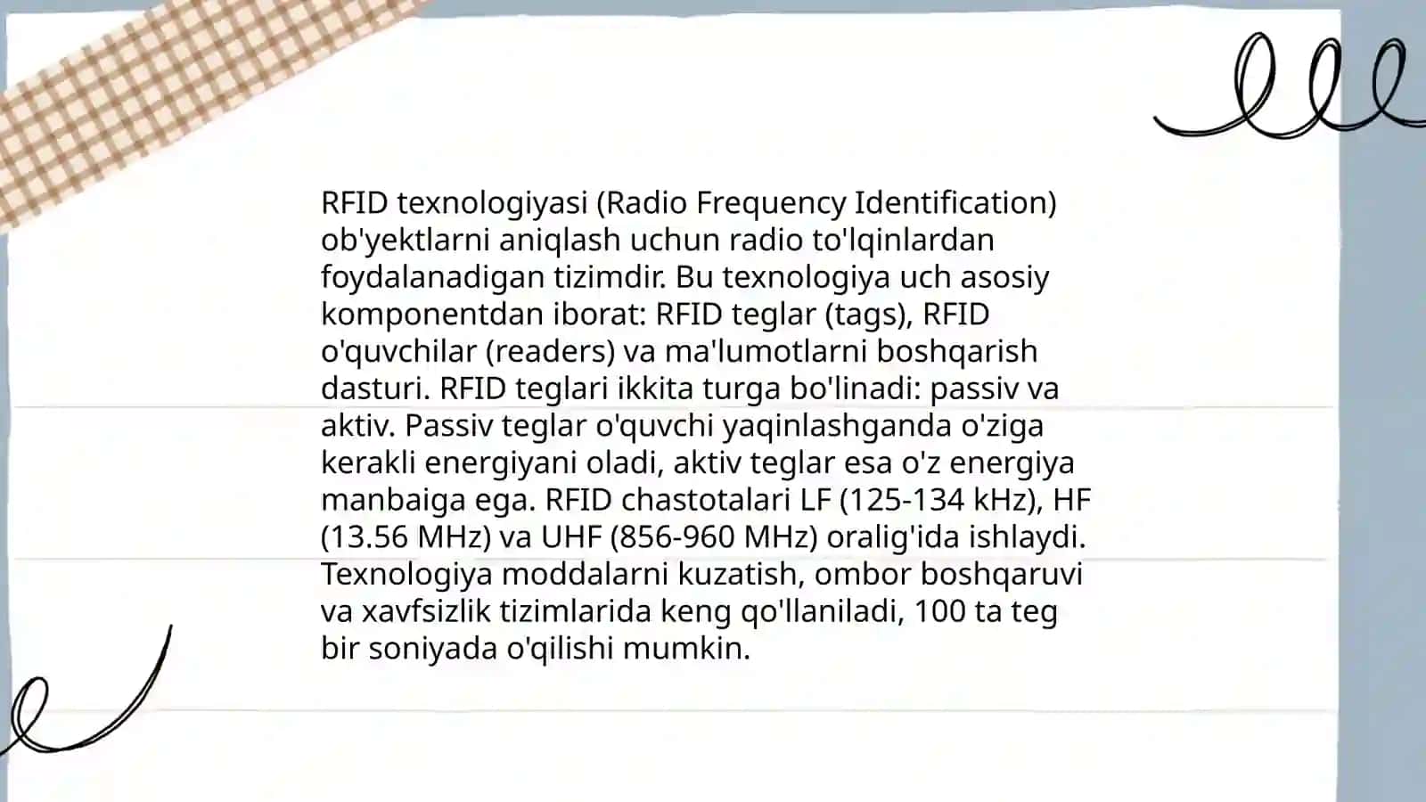 RFID Texnologiyasi 3