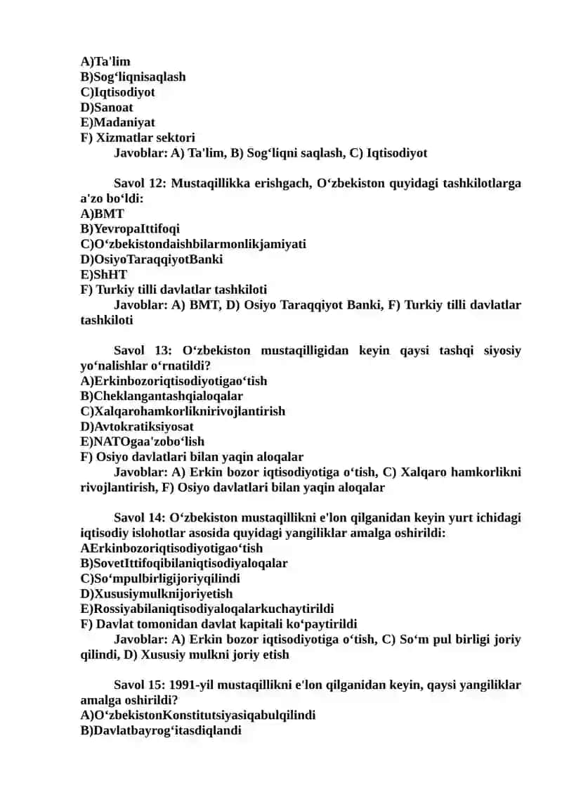 O‘zbekistonda miustaqillikning qo’lga kiritilishi 3