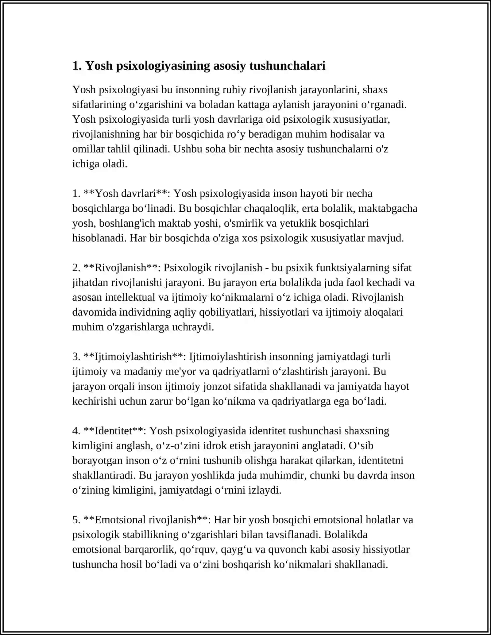 YOSH VA PEDAGOGIK PSIXOLOGIYA FANING TAQTIMOT SOHASI VA MUOMMOLARI 3