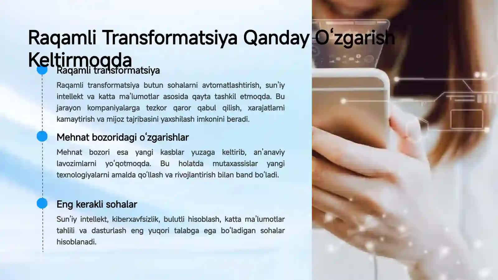 Texnologiya bilan bog’liq konikmalar 3