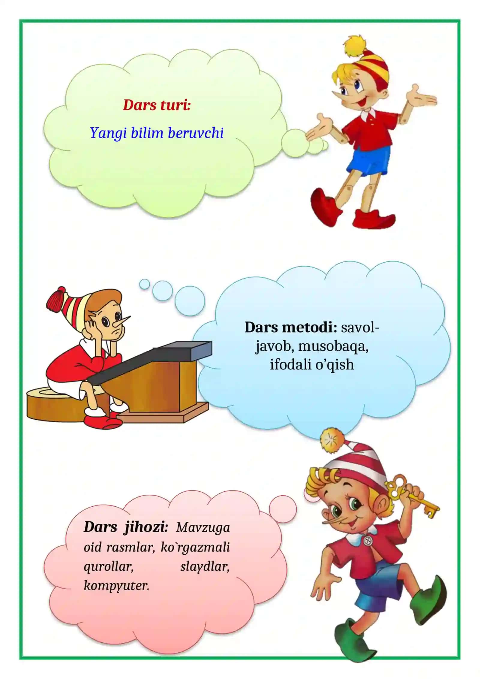 4-sinf o'qish fanidan Qishki ta'til mavzusida 2-chorak dars ishlanmasi 3