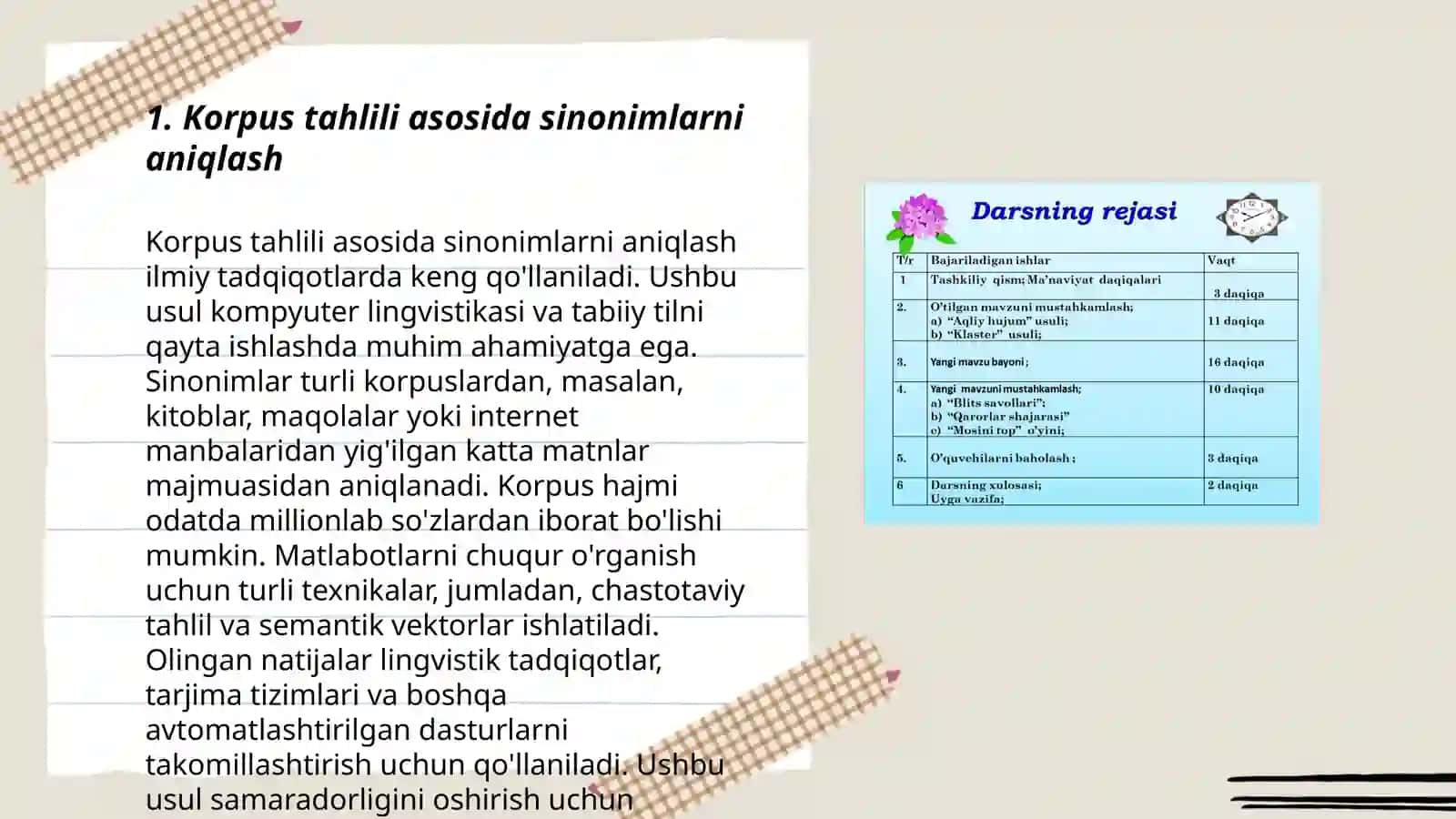 Korpusga asoslangan sinonimlar lugʻatini yaratish 3