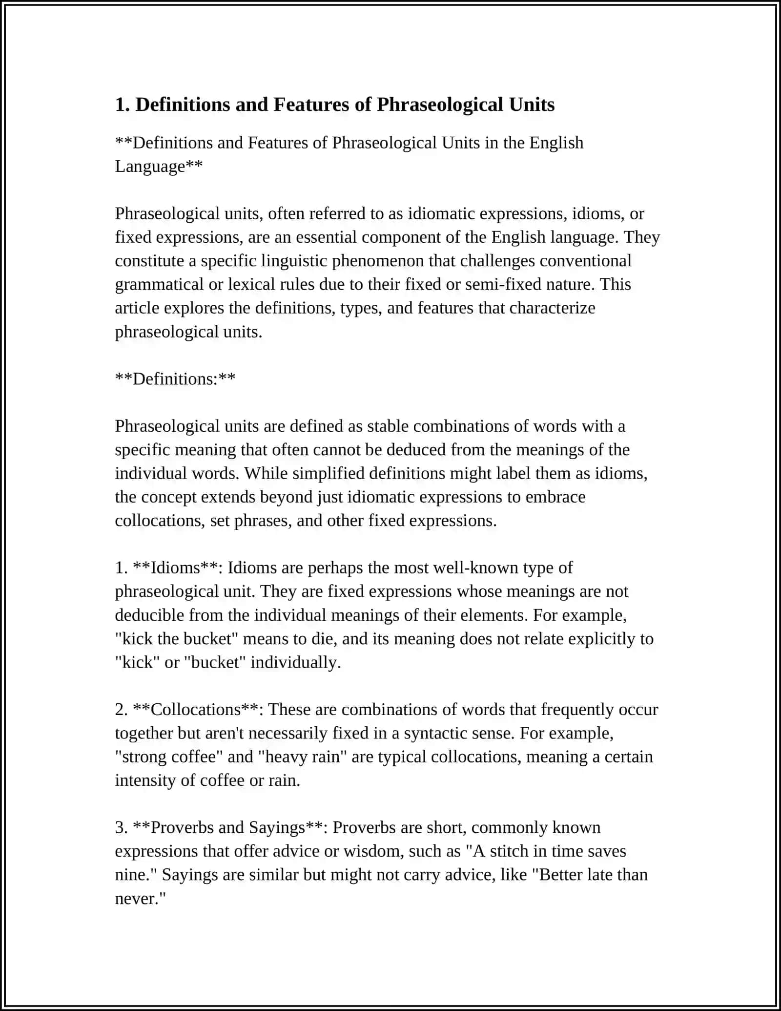 PHRASEOLOGICAL UNITS, VERBS 3