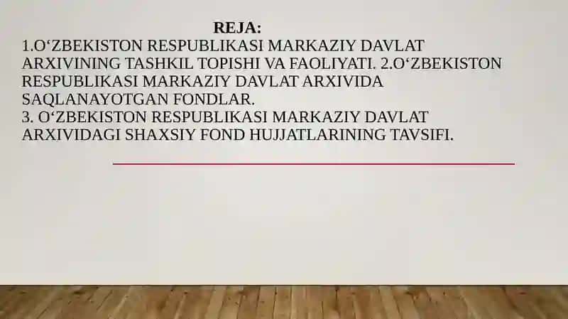 O‘zbekiston Respublikasi Markaziy davlat arxivi 3