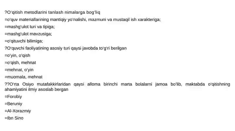 GENERAL PEDAGOGIKA PRI6-VARIANT 3