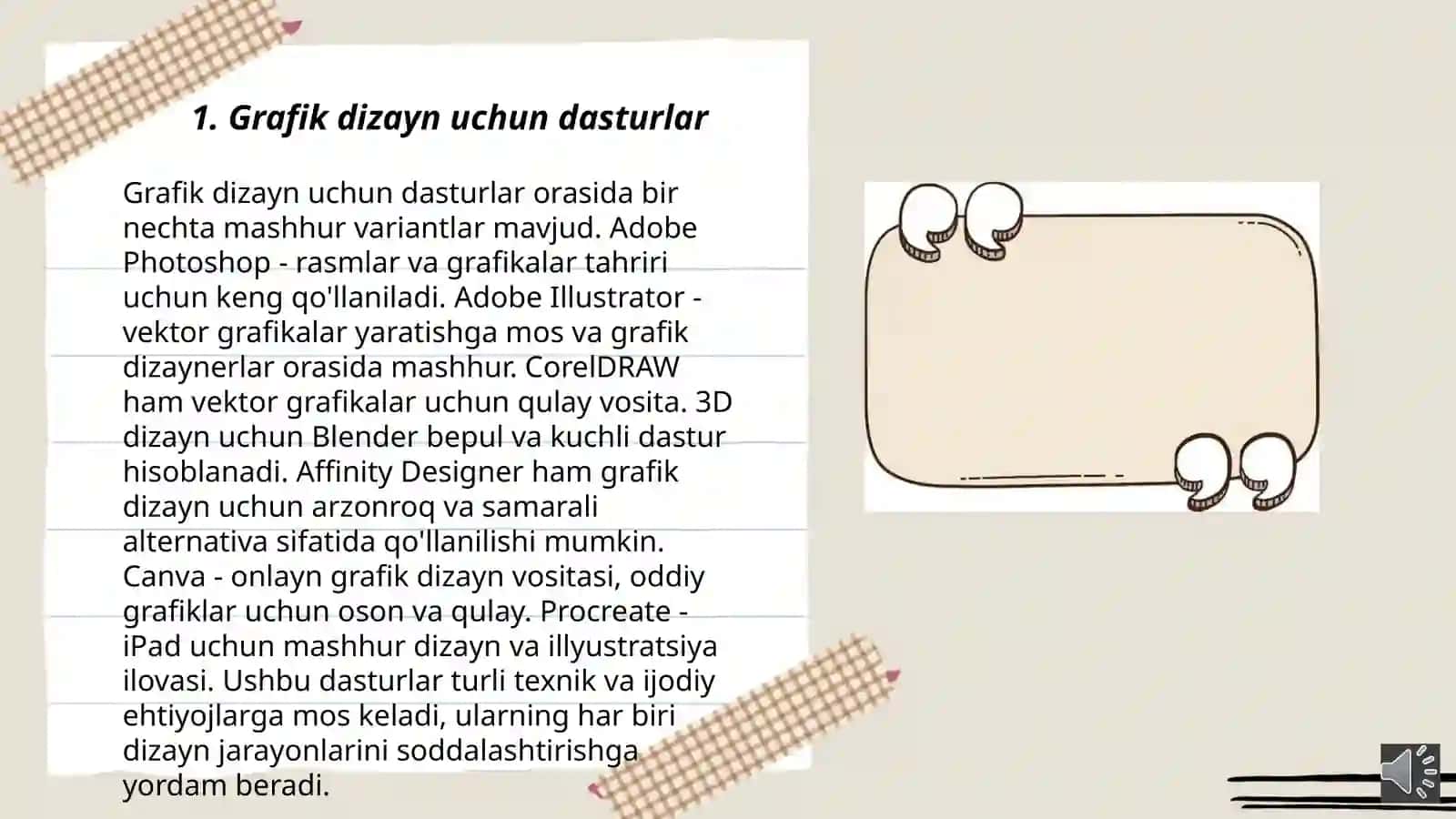 Namoyish etish va tahrirlash dasturlari 3