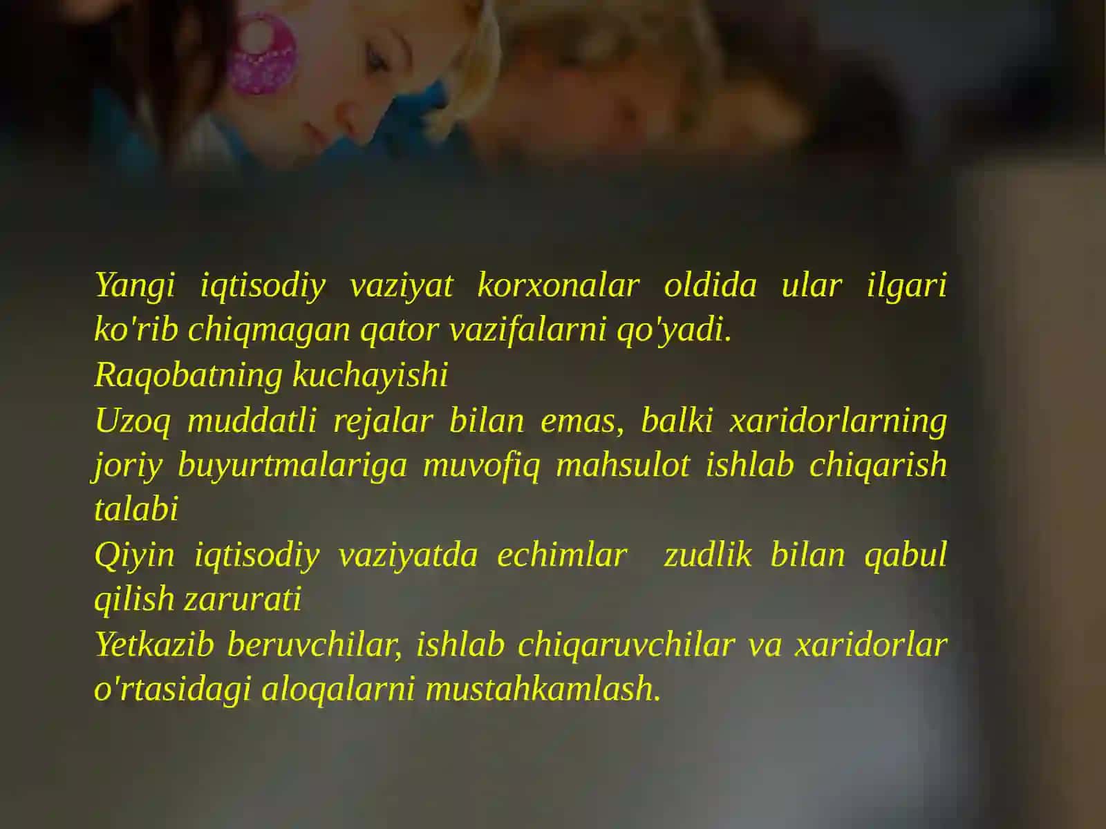 Axborotni ishlab chiqishni tashkil etish tizimlari..ppt 3