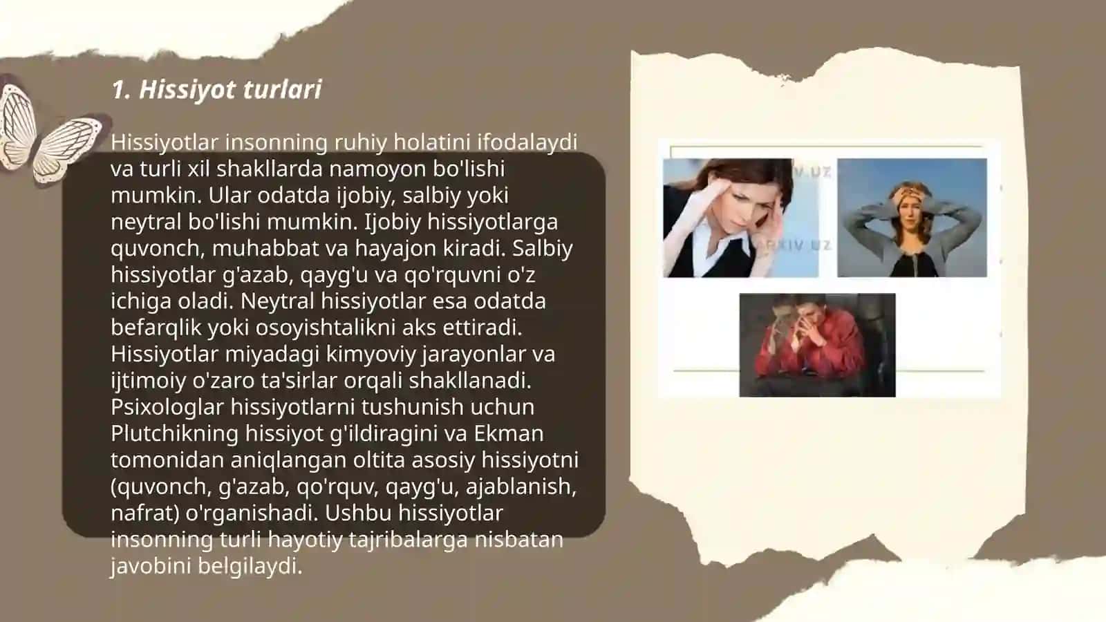 Shaxsning hissiyot va irodaviy sohalari (hissiyot va iroda) 3