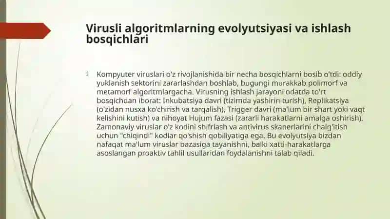 Kompyuter viruslari va virusdan himoyalanish usullari 3