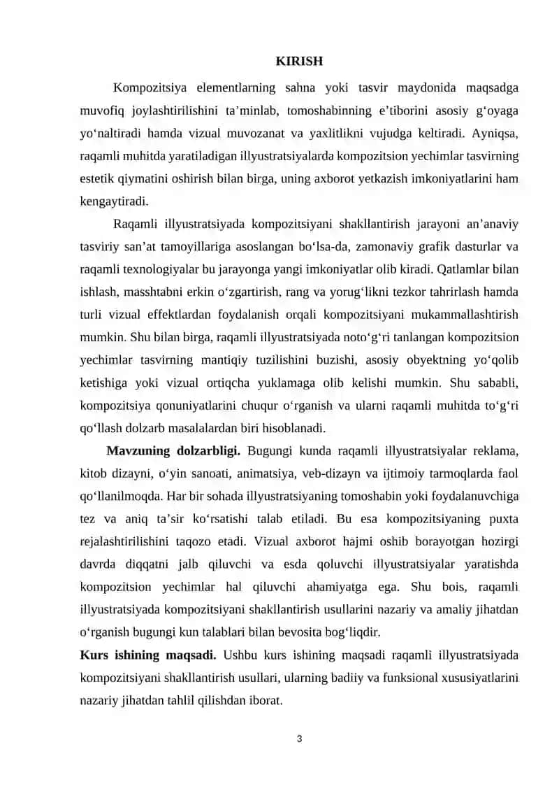 Raqamli illyustratsiyada kompozitsiyani shakllantirish usullari 3