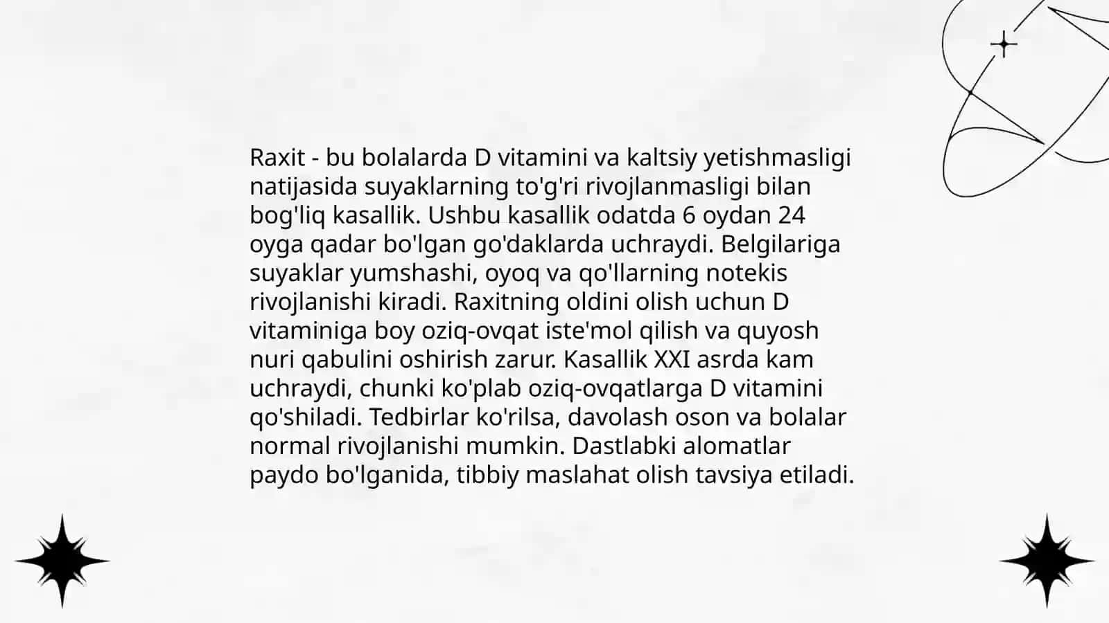 Bolalarda raxit prafilaktikasi 3