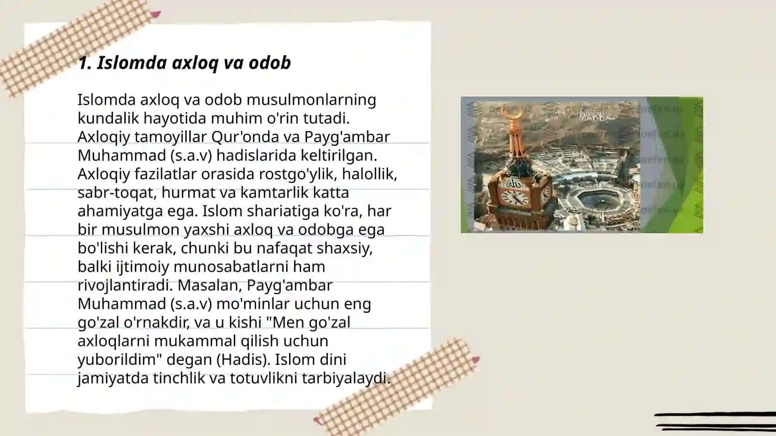 Islom dini va oʻzbekona tarbiya 3